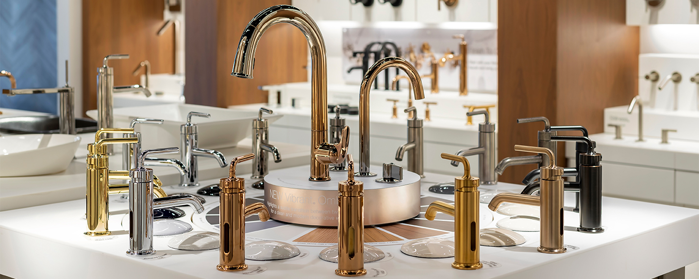 Kohler store faucet display